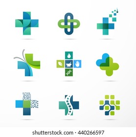 medical, healthcare and pharmacy icons