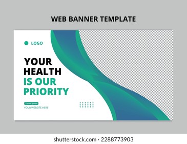 Medical healthcare service social media post template design for Collection of hospital and clinic.
