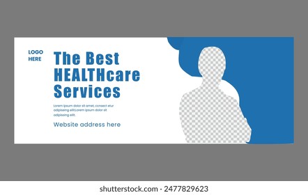 \Medical healthcare social media facebook cover and web banner template