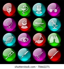 Medical and healthcare vector icons, part 2 - EPS10