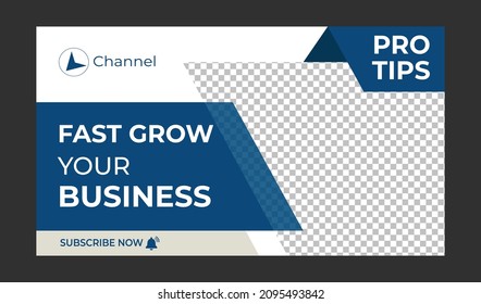 Medical healthcare Video thumbnail and Dental hospital and clinic social media cover photo. Editable promotion banner design.
