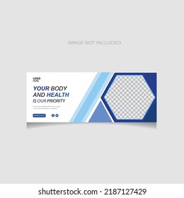 Medical healthcare YouTube banner template