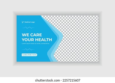 Medical and healthcare YouTube thumbnail