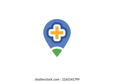 Medical and Healthy Colored Logo Vector