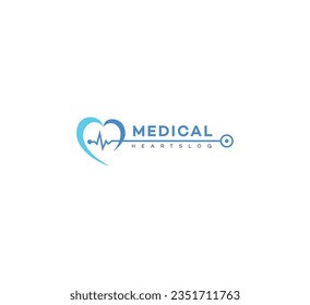 medical heart logo Design Template Vector icon