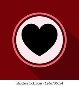 Medical heart pill sign icon. Pharmacy medicine drug symbol.