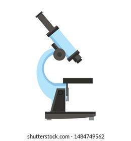 medical heatlh medicine care microscope isolated cartoon vector illustration graphic design