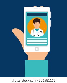 Medical heatlhcare graphic design, vector illustration eps10