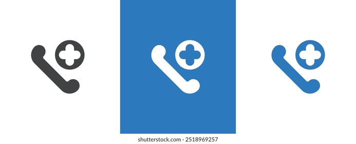 Medical help icon thin line illustration