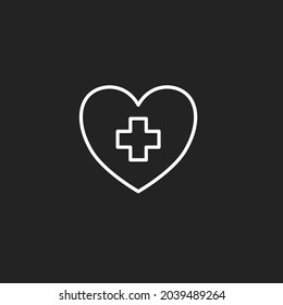 Medical Help icon. Vector illustration for graphic design, Web, UI,