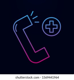 Medical help nolan icon. Simple thin line, outline vector of medecine icons for ui and ux, website or mobile application