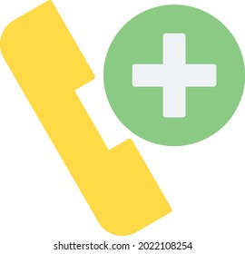 Design des medizinischen Helpline-Flachbildvektorbildes