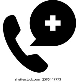 Medical Helpline Icon Element For Design