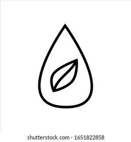 medical herb icon vector illustration logo template for many purpose. Isolated on white background.