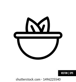 Medical herbal icon design vector