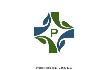 Medical Herbal Initial P