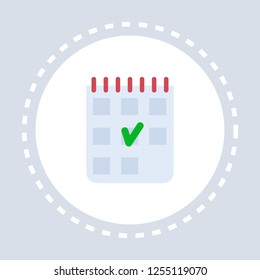 medical history check list notepad icon healthcare service logo medicine and health symbol concept flat