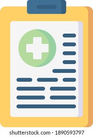 medical history icon. vector illustration
