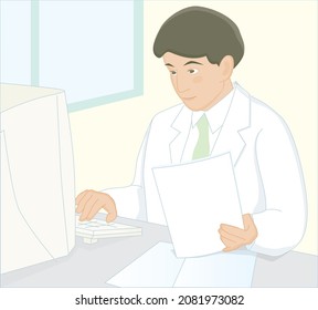 Medical and Hospital Drawing Vector 5