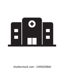 Medical Hospital Flat Vector Icon 