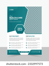 Medical, Hospital, Healthcare, Clinic Flyer Design.