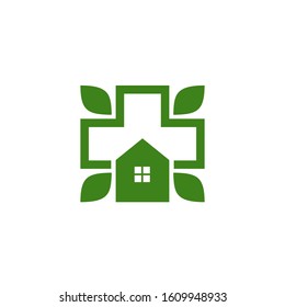 Medical House Design Vector For Logo Template