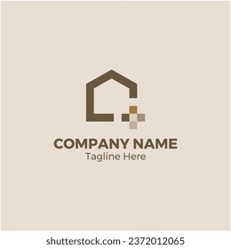 Medical and house logo design