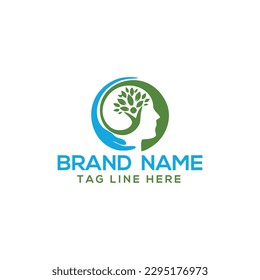 Medical Human Brain, Creative mind, learning, and design icons. Man head, people symbols, vector logos