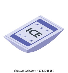 Medical Ice Pack Icon. Isometric Of Medical Ice Pack Vector Icon For Web Design Isolated On White Background