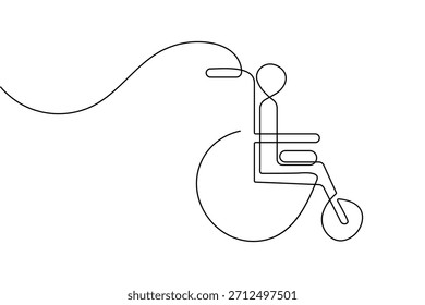 Medizinisches Icon abstrakte durchgehende Linienzeichnung in modernem minimalistischem Umriss Vektordesign