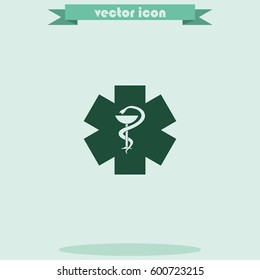 Medical icon. Ambulance symbol.