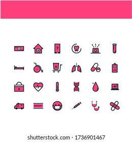 Medical Icon can use for Mobile App, Products, Landing page and etc.