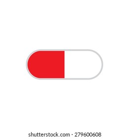 Medical icon, capsule