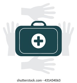 Medical icon case