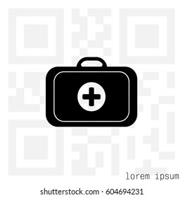 Medical icon case. vector illustration
