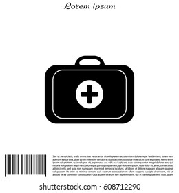 Medical icon case. vector illustration