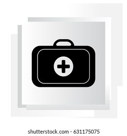Medical icon case. vector illustration