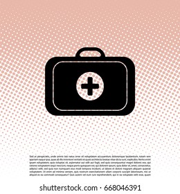 Medical icon case. vector illustration