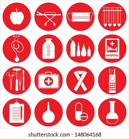 Medical icon. Design element.