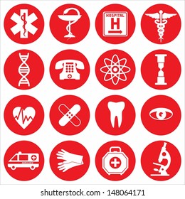 Medical icon. Design element.