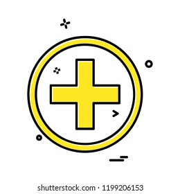 Medical icon design vector 