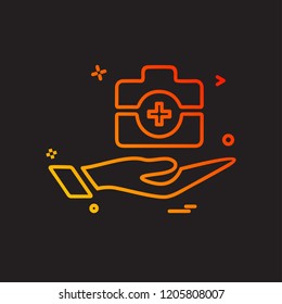 Medical icon design vector