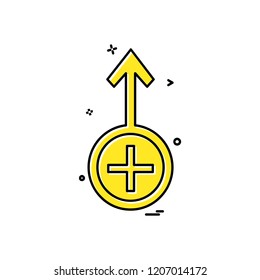 Medical icon design vector