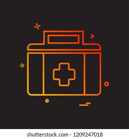 Medical icon design vector