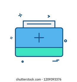 Medical icon design vector