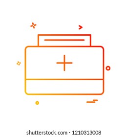 Medical icon design vector
