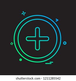 Medical icon design vector