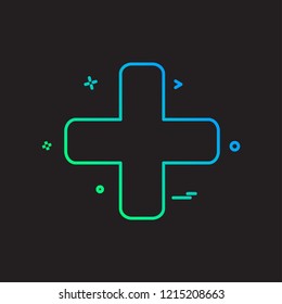 Medical icon design vector