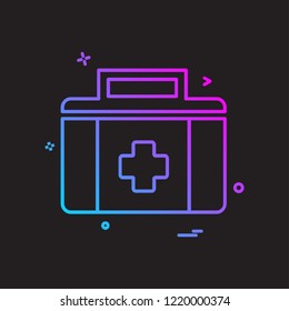 Medical icon design vector