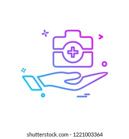 Medical icon design vector